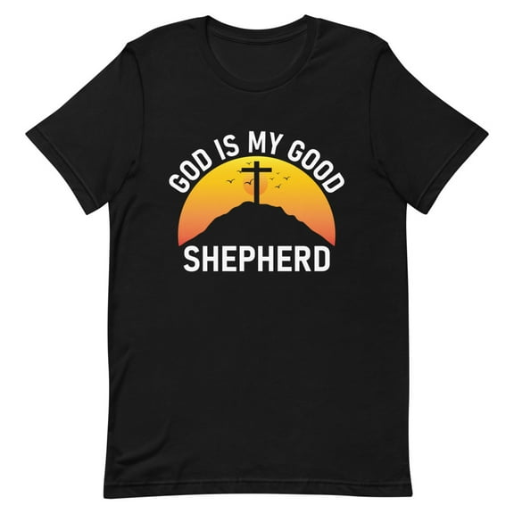 GOD Is My Good Shepherd Shirt (Black, S)