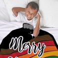 thumbnail image 3 of CafePress - Christmas Ornament Inclusive Rainbow Colors - Soft Fleece Throw Blanket, 50"x60" for All Ages, 3 of 5