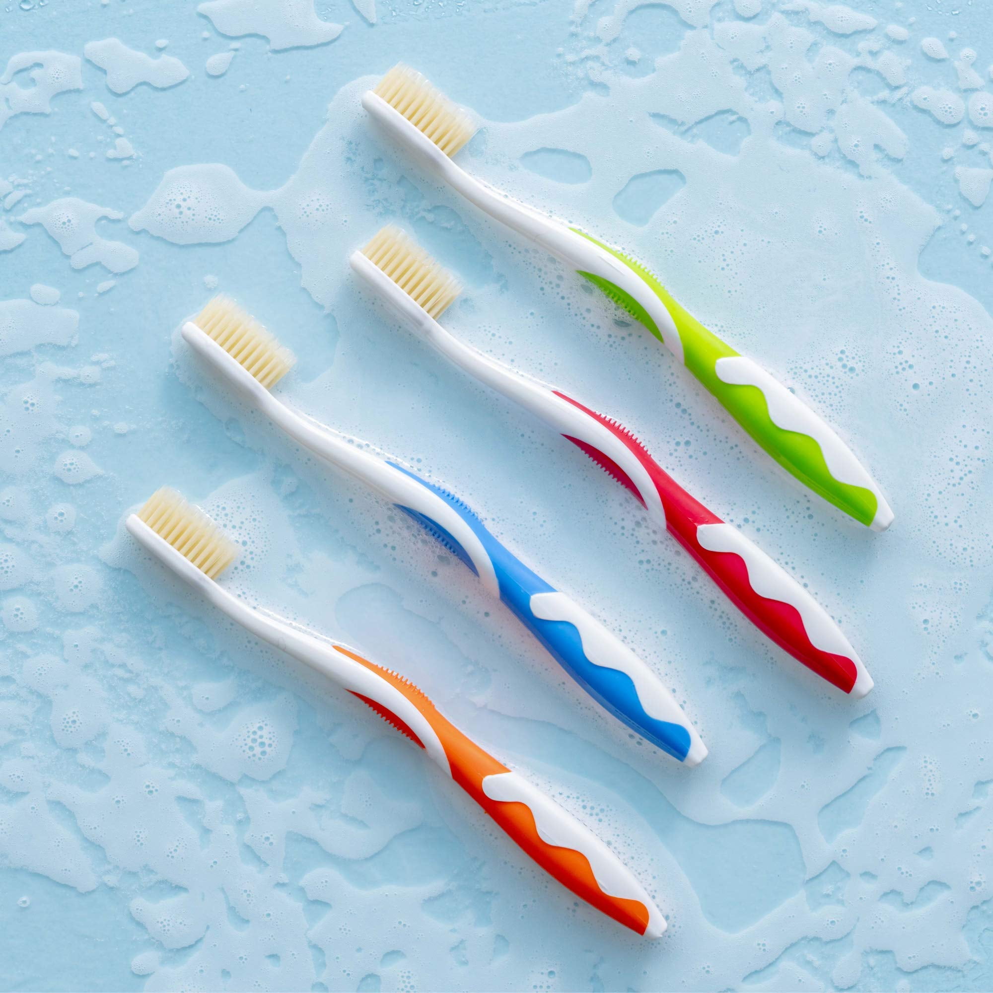Doctor Plotka's protective Flossing Bristle Toothbrush by Mouthwatchers - 8 Pack