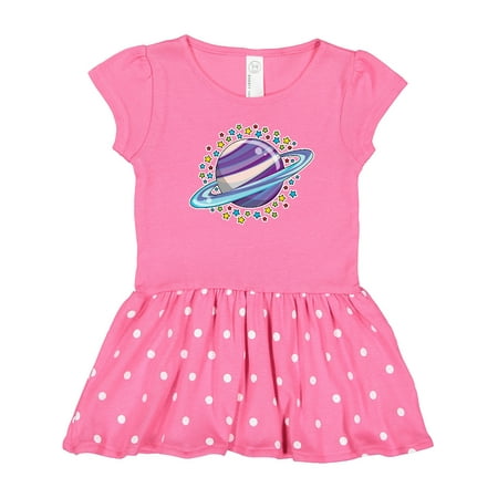 

Inktastic Planet Saturn with Stars Gift Toddler Girl Dress