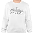 thumbnail image 2 of Skyline Dallas Texas Sweatshirt Unisex Large White, 2 of 5