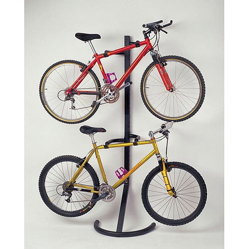 Racor 2-Bike Gravity Freestanding Storage Rack Store Bicycles Free Floor Space