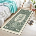 thumbnail image 6 of Hbdhejl 100 Dollar Bill Carpet Non Absorbent Print Doormat 100 Dollar Bill Area Rug Bedroom Bathroom Mat 23.62X47.24In, 6 of 7