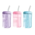 thumbnail image 1 of Vasos con pajita para niños pequeños The First Years Squeeze & Sip, 200 ml, 3C, 1 of 6