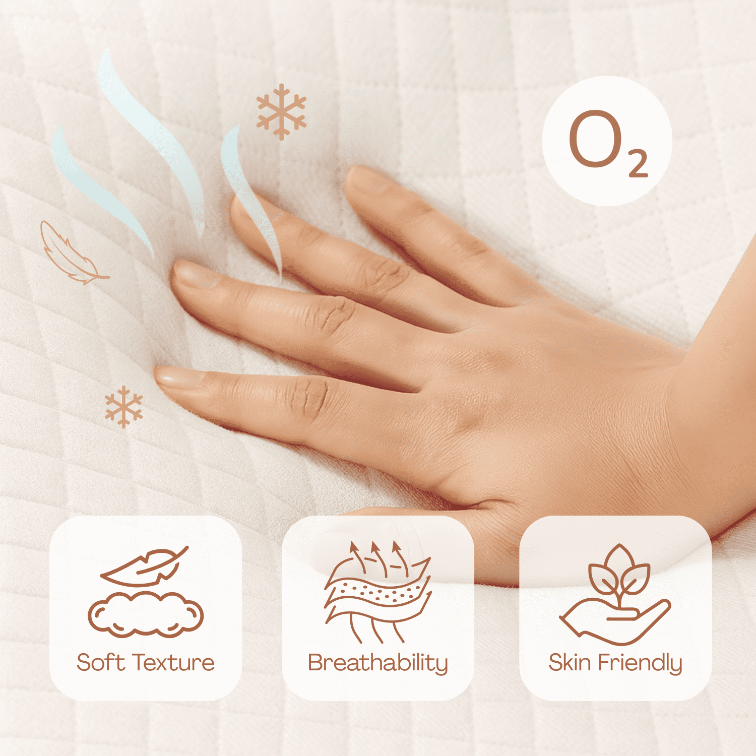 Atlas Mattress 6" Full Gel Memory Foam Mattress, Breathable Cover, Medium Firmness