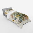 thumbnail image 2 of Ambesonne Eucalyptus Leaves Bedding Set 3 Pcs, Blooming Geometry, TwinXL, Green Multicolor, 2 of 2
