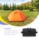 thumbnail image 5 of Eigraketly Bolsa de almacenamiento para acampar, bolsillo de malla con cremallera portátil, repuesto para exteriores, senderismo, Picnic, estufa, Mochilas de mochilero Negro, 5 of 6