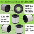 thumbnail image 2 of Filtro de repuesto Aoydr compatible con BISSELL MyAir Pro 3139A, 2 of 7