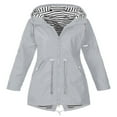thumbnail image 1 of PENGXIANG Coupe-Vent Imperméable à Capuche Doublé pour Femmes Veste Légère Extérieure Imperméable 4TG, 1 of 3