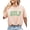 Peach Shirt, variant on Cute Green Floral Golf Shirt for Women Teens and Girls Bright Spring Golfer Tee Natural Shirt 3T