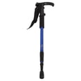 thumbnail image 2 of Telescopic Walking Stick, Ultralight Blue Hiking Stick 3 Sections Shock?Resistant?  For Outdoor, 2 of 8