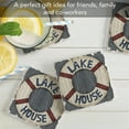 thumbnail image 4 of Thirstystone "Lake House Preserver" 4-Pack Tumbled Tile Coasters, 4 of 7