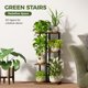thumbnail image 4 of Soporte para plantas Bamworld de metal, esquina, 4 niveles, 78 cm, marrón, 4 of 6