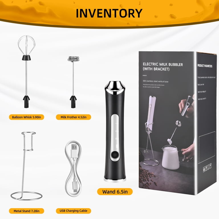 BUSATIA Rechargeable Handheld Milk Frother photo 5