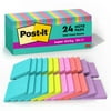 Post-it Super Sticky Notes, Supernova Neons Collection, 3 in. x 3 in., 70 Sheets, 24 Pads
