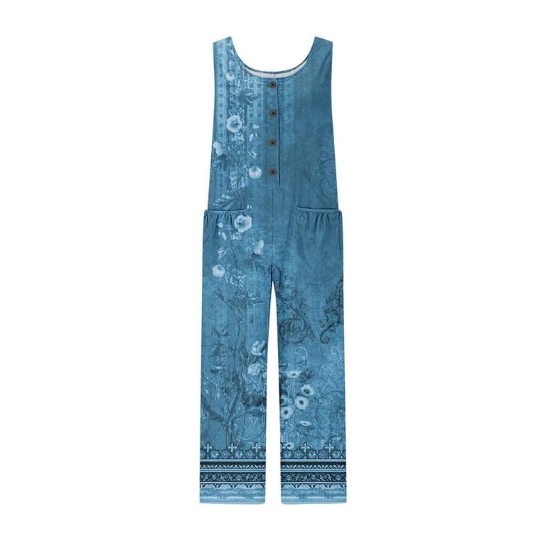 Rompers For Women 2025 Summer Casual Sleeveless Scoop Neck Short