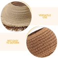 thumbnail image 3 of 3pcs Mini Woven Hats: Hand-Woven Mini Hats for Dolls - Miniature Open Top Caps for DIY Craft Props Small Pets Dollhouse Bottle Topper Photo Prop, 3 of 3