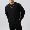 thumbnail image 3 of Hauts Décontractés à Manches Longues Col Rond pour Hommes Printemps et Automne, 3 of 6