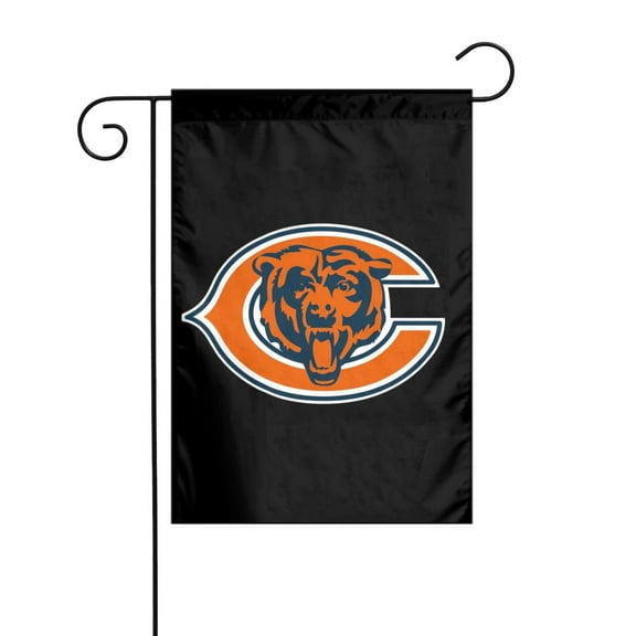 Ch_Icago B_Ears Garden Flag Yard Flags Vertical Double Sided Weatherproof Flag Garden Decor For Home Outdoor Porch Patio Farmhouse Lawn 12"X18"