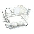 thumbnail image 1 of Tier Dish Drying Rack,2 Tier Dish Drying Large Dish Drainers Dish Drying Rack Dependable Performance, 1 of 8