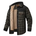 thumbnail image 2 of SPEEDRUN Mens Casual Button Down Plaid Jackets for Outdoor Long Sleeve Casual Coat, 2 of 5