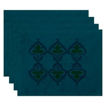 Simply Daisy 18" x 14" Ananda Geometric Print Placemats, Set of 4