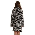 thumbnail image 3 of Just Love Women's Printed Plush Robe - Soft, Warm Bathrobe for Comfortable Lounging (Camouflage, 3X), 3 of 3