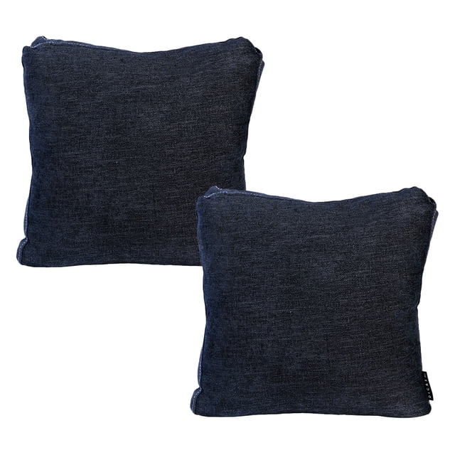 Set de 2 cojínes decorativos cuadrados grandes DICASA Niza Zita
