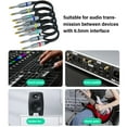thumbnail image 2 of 1/4in Cable 6.35mm to 6.35mm Instrument Cable Guitar Connection Wire 6.5mm Port 1/4" Stereo Sound Cord, 2 of 13