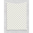 thumbnail image 1 of Fish Tapestry, Minimalist Art Repeating Fish Bones and Skeletons Ocean Animal Biology Theme, Wall Hanging for Bedroom Living Room Dorm Decor, 40W X 60L Inches, Black and Coconut, by Ambesonne, 1 of 2