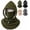Green, variant on 3 in 1 Winter Hood, 3 in 1 Hoodie Hat with Face Mask, Fleece Winter Hood for Men Skiing Cycling