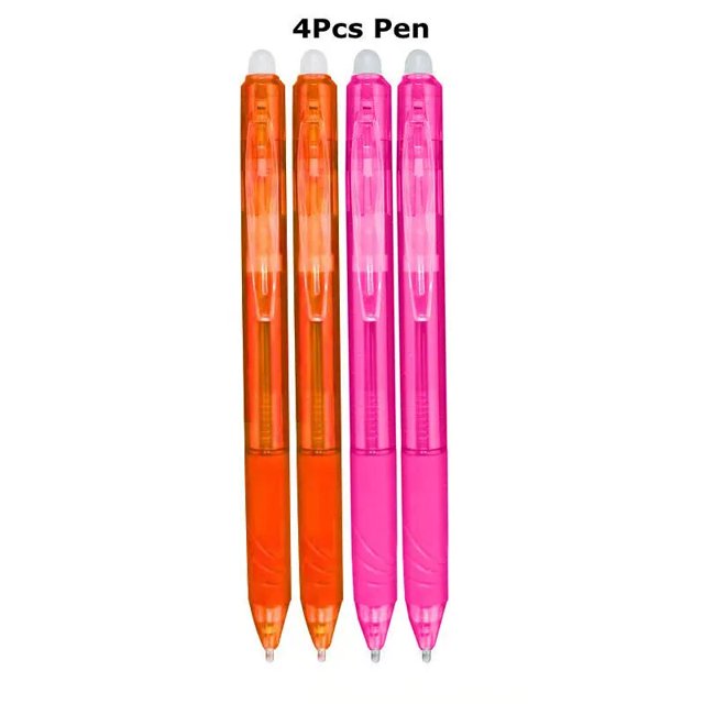 Senbaida Magic Erasable Gel Pens, Retractable, Bullet Point, 0.7mm, Assorted Ink Colors, 8 Pack