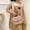 Pink, variant on Kids Messenger Bags Floral Crossbody Lightweight Durable Travel Purse Attractive Design for Daily Casual Outfits and Business Accessories