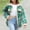 Green, variant on Fleece Jacket for Women Fall Winter Sherpa Jacket Plaid Warm Faux Fur Coat