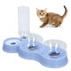 thumbnail image 1 of Cuencos Triples Para Gatos, Comederos De Agua, Cuencos Dobles Para Comida Para Gatos Con Botella De Agua Automática, Cuenco Para Gatos, Juego De Cuencos De Agua Y Comida, Cuenco, 1 of 7