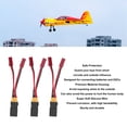 thumbnail image 3 of XT30 To JST Adapter Cable, RC Battery Connector Cord Male Female To Female Prevent Corrosion Safe Housing 3pcs 3.5in  for Aircraft Model, 3 of 8