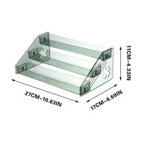 Premium Desktop Organizer with Multiple Compartments | Elegant PET Material Display Shelf for Office Supplies & Gadgets | Space-Saving Desk Organizer for Home & Workspace