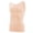 Beige, variant on Men's Seamless Shapewear Tank Top, Slimming Waist & Chest Compression Vest, Solid Color Sleeveless Undershirt For Body Shaping Beige L