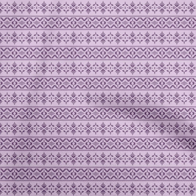 oneOone Silk Tabby Purple Fabric Tribal Craft Projects Decor Fabric Printed By The Yard 42 Inch Wide