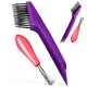 thumbnail image 2 of 4 Pcs Hair Brush Cleaning Tools Comb Cleaners Brushes Home Salon Use Hair Brushes Cleaners for Removing Hair Dust, 2 of 2