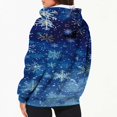 thumbnail image 3 of Puntoco Chaqueta Con Capucha Y Manga Larga Con Cremallera Y Estampado Navideño Informal Para Mujer, 3 of 5