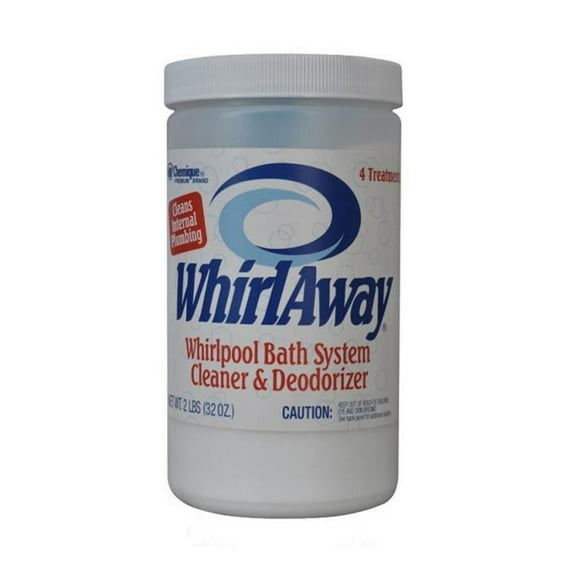 WhirlAway Whirlpool Bath System Cleaner & Deodorizer, Cleans Internal Plumbing, 2 Lbs.