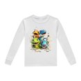 thumbnail image 4 of Pyjamas pour Garçons Ensemble de Pyjama Imprimé Dinosaure Col Rond Manches Longues Pantalon 2 Pcs Printemps Automne Pyjamas pour Enfants Gris Clair 3 Ans-4 Ans, 4 of 5
