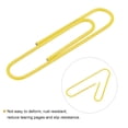 thumbnail image 4 of Unique Bargains Paper Clips 2 Inch Vinyl Coated with Box for Office Home Yellow Count 100, 4 of 6