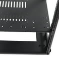 thumbnail image 5 of 18U 4 Post Open Frame Server Rack,18.5" Data Rack Shelf Network Rack Adjustable Depth 0-31.5in, Free Standing Rolling Network/Computer Equipment Data Rack, 5 of 16