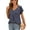 SX F Navy Blue, variant on Uvplove Summer Blouses for Women Elegant Casual V Neck Chiffon Blouses Tops Shirts,White,XL
