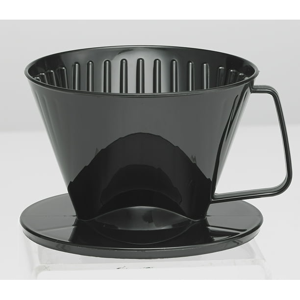 HIC Coffee Filter Cone, Black, Number 1Size, Brews 1 to 2Cups