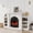 Black, variant on BOSHIRO Electric Fireplace with Mantel, 48 Inch Fireplace Tv Stand with Birdcage Fireplace Heater for Bedroom, Entryway Decor