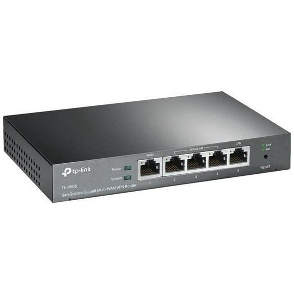 TP-Link ER605 (TL-ER605) Multi-WAN Wired VPN Router | Up to 4 Gigabit WAN Ports | SPI Firewall SMB Router | Omada SDN Integrated | Load Balance | Lightening Protection | Limited Lifetime Protection