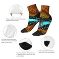 thumbnail image 5 of Naloa Butterfly Alighted On Sunflowers Ankle Socks for Women Non Slip Socks No Show Socks Classic Low Cut Casual Socks Casual Socks, 5 of 7